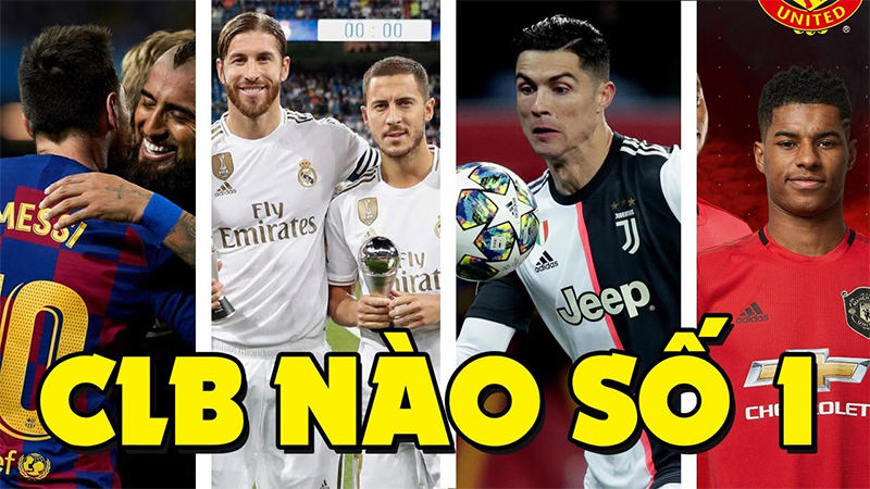 TOP 10 đội bóng nổi tiếng trên thế giới, Barca hay Real thống trị?