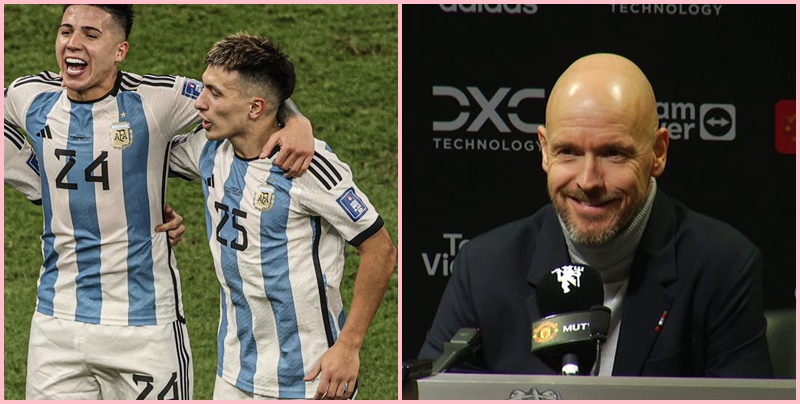 Erik Ten Hag nhắc khéo Licha tem tém ăn mừng cùng Argentina, sớm về hội quân cùng M.U