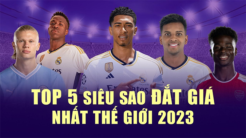 5 cầu thủ đắt giá nhất thế giới hiện nay: Bộ 3 Real lên ngôi, Mbappe out top